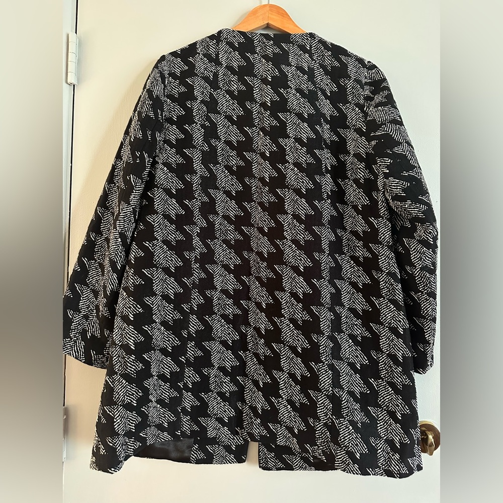 NWT! Alfani Prima houndstooth jacquard jacket. - Picture 4 of 9